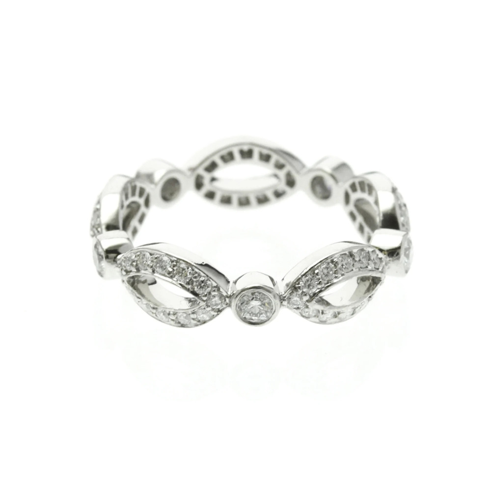 TIFFANY Authentic Silver Diamond Ring